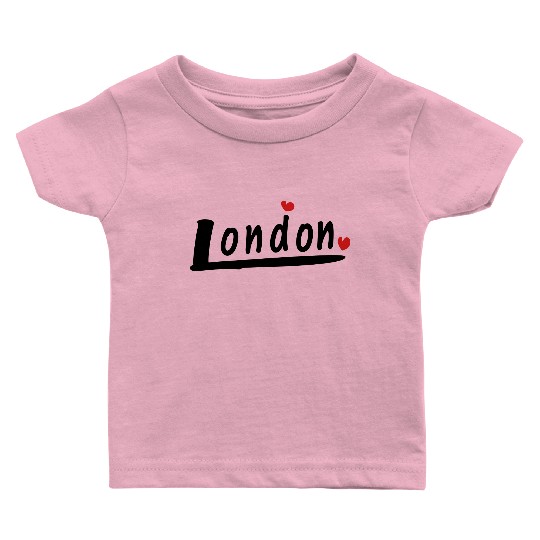london_txt_c2 Baby T Shirts
