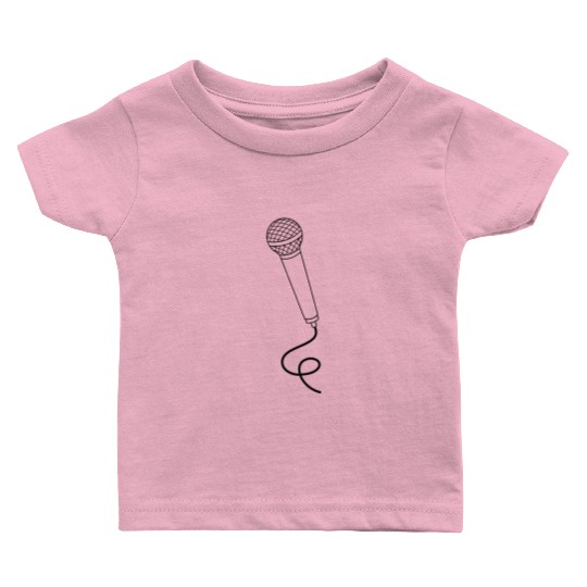 microphone Baby T Shirts