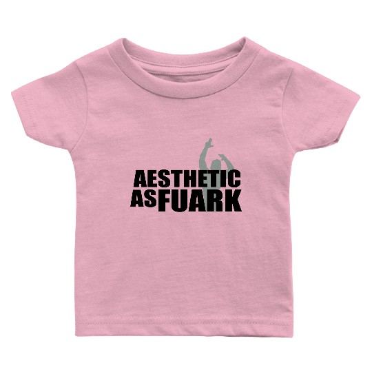 Zyzz Aesthetic as FUARK Baby T Shirts
