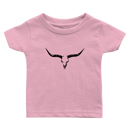 Buffalo Skull Baby T Shirts