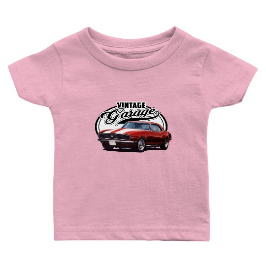 Vintage Camaro Garage Baby T Shirts