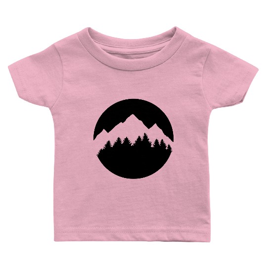 Forest and Mountains Baby T Shirts