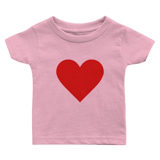 Heart of Hearts Red Love Baby T Shirts