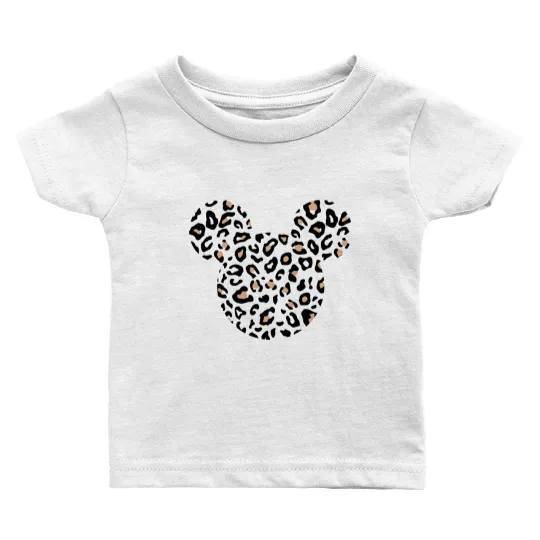Leopard print Mickey Baby T Shirts, Animal Kingdom Baby T Shirts, women's Disney Baby T Shirts