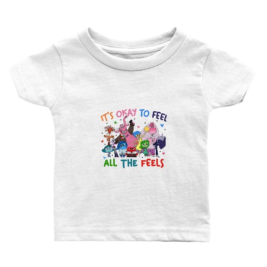 Today I Feel All The Feels Inside Out 2 Baby T Shirts, Disney Matching Baby T Shirts, Inside Out 2