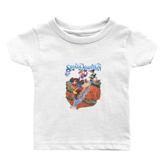 Vintage Disney Splash Mountain Baby T Shirts, Disney Mountain Baby T Shirts, Brer Rabbit, Brer Bear, Water Ride Disneyworld Baby T Shirts