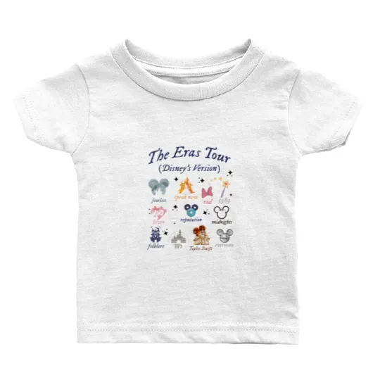 Eras Tour Disney Baby T Shirts, Swift Happiest Magical Place Gift