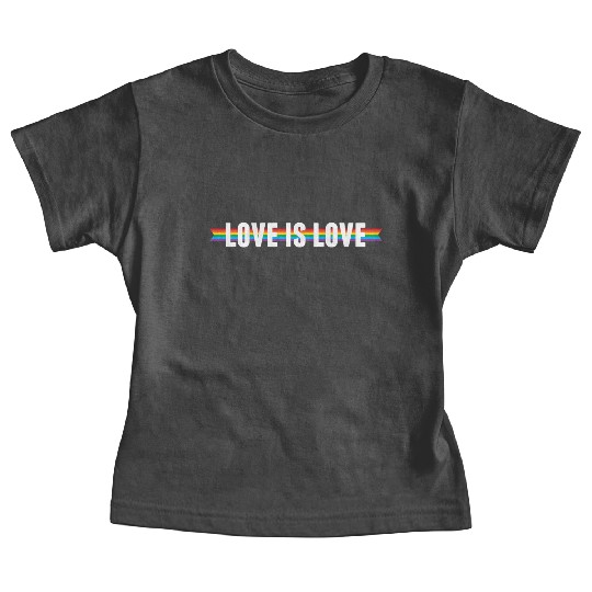 Love is Love Ribbon Baby Tees