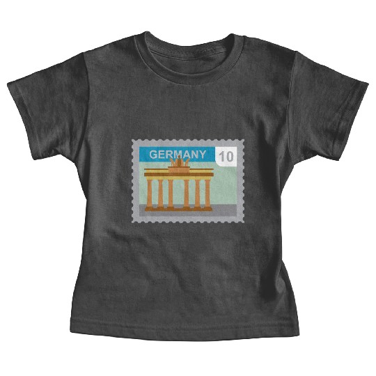 germany mail stamp Baby Tees