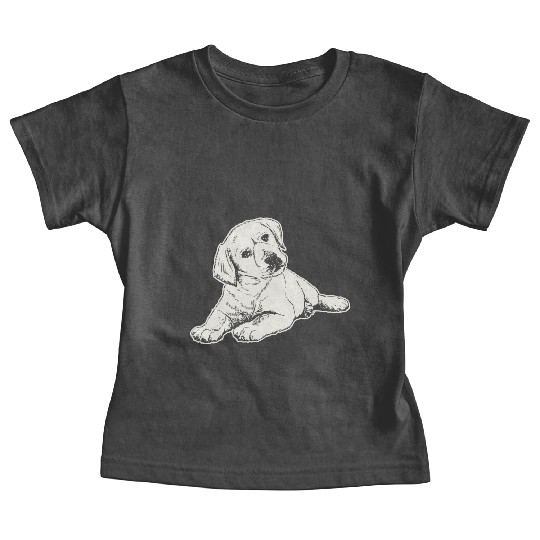 A Puppy Labrador Retriever Design For Dog Lovers Baby Tees