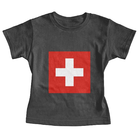flag switzerland Baby Tees