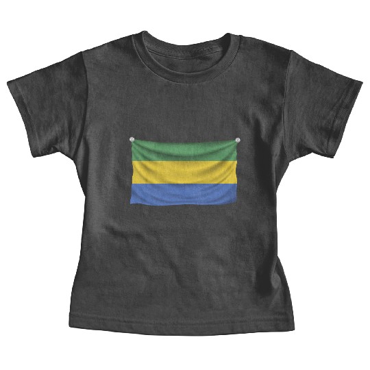 flag gabon Baby Tees