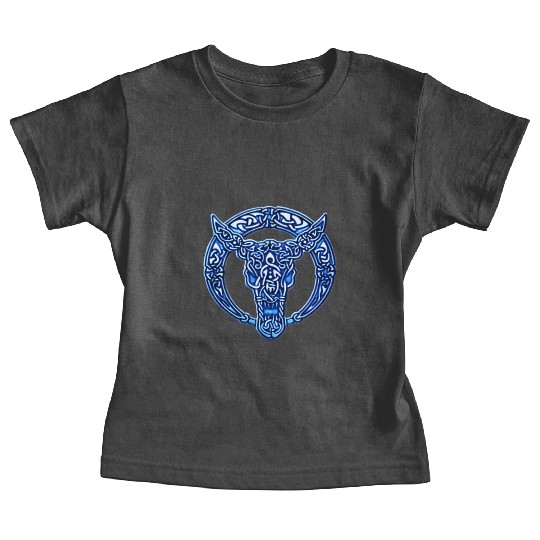 Blue Celtic Bull Baby Tees
