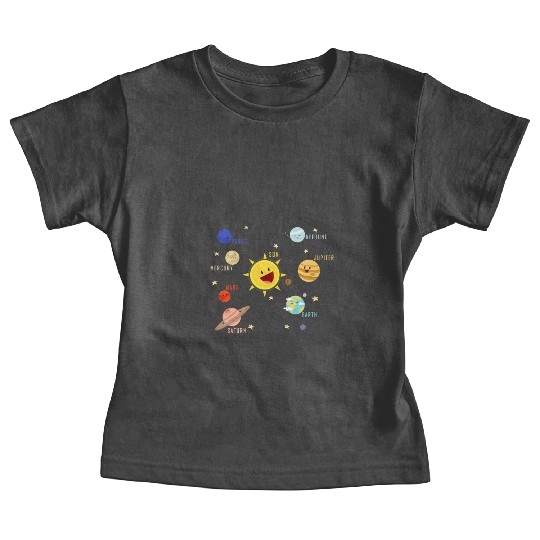 Planets Galaxy Baby Tees Science Baby Tees