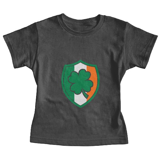 Ireland Flag - Irish - Ire -St Patricks day-Clover Baby Tees