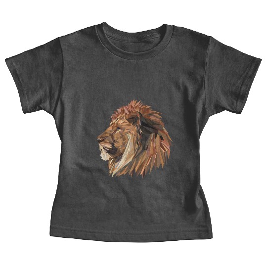 Abstract Lion Baby Tees