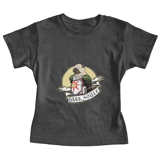 Bark Souls Baby Tees - Pug Solaire - Dark Souls