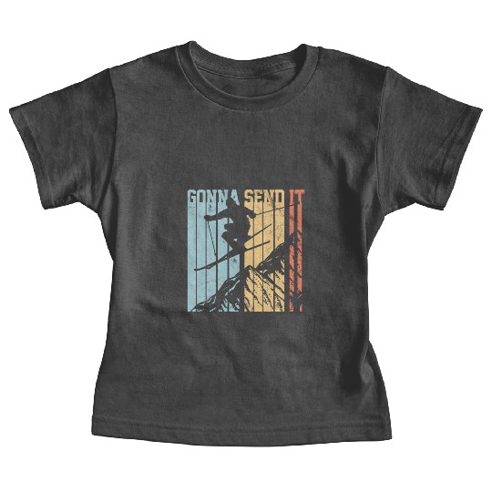 Gonna Send It - Ski Vintage Gift Baby Tees