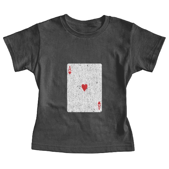 ace of hearts playing card Baby Tees