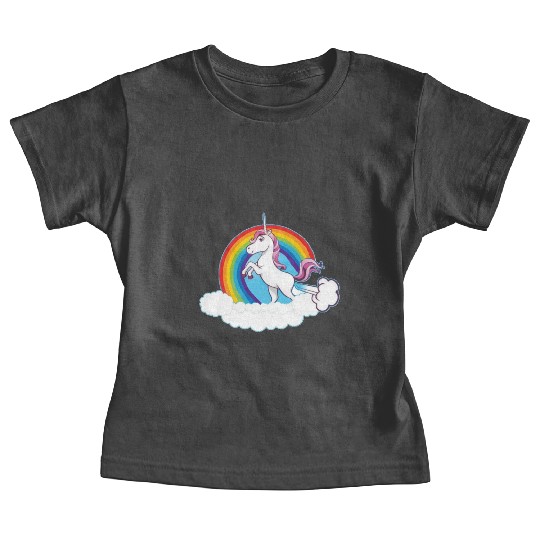 Rainbow Unicorn Love Baby Tees