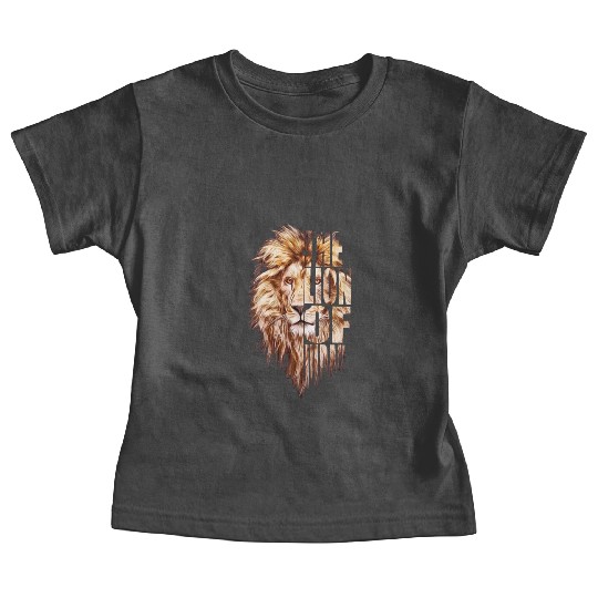 the lion of judau animals wild great Baby Tees scare a