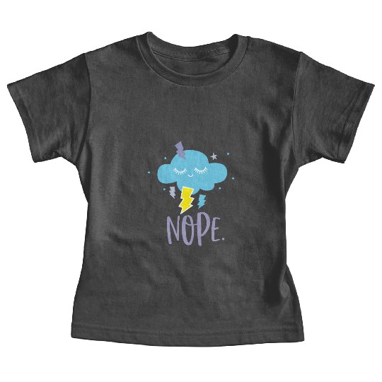 Nope Cute Cloud Kawaii Baby Tees