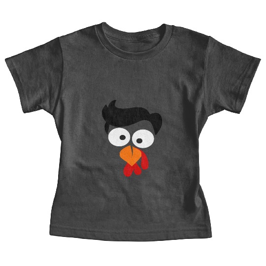 Turkey Face Thanksgiving Baby Tees