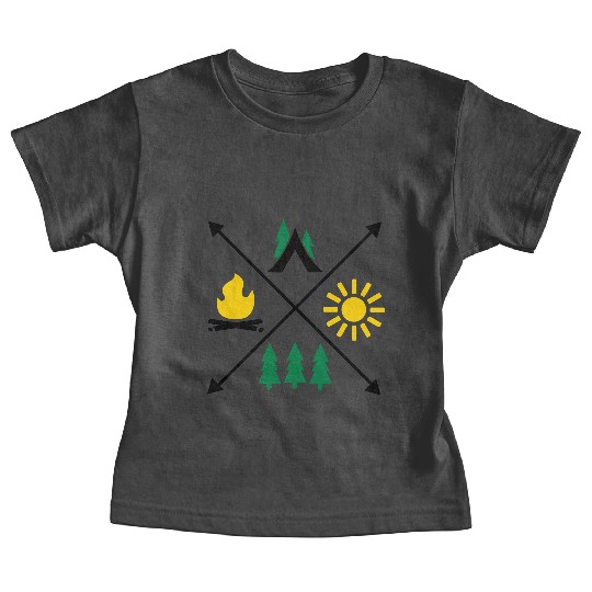 camping Baby Tees