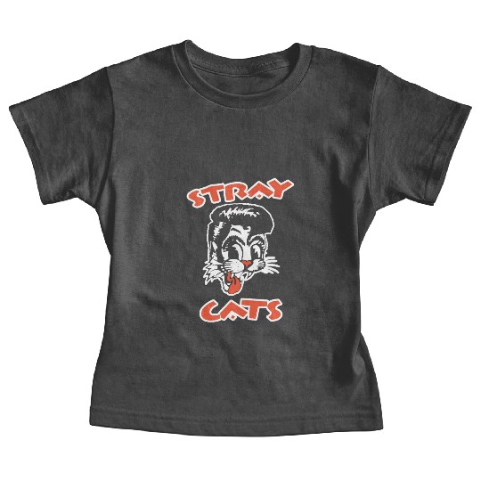STRAY CATS Rockabilly Cool Cat Tattoo Baby Tees