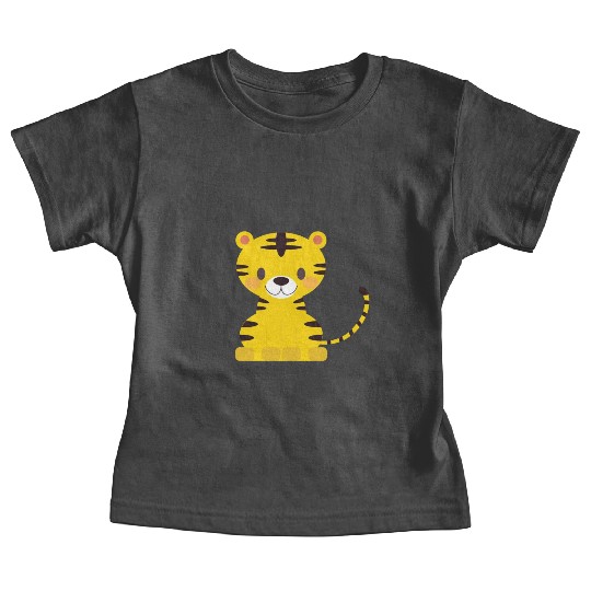 Kids Girls Boys Tiger Cat Cartoon Baby Tees