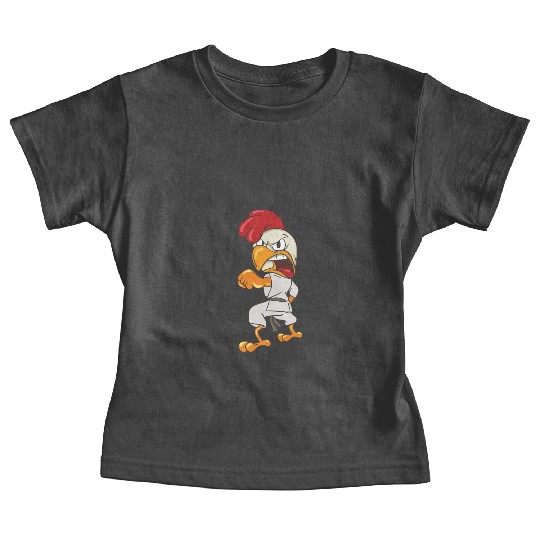 Ninja Chicken Karate Fencing Martial Arts Baby Tees