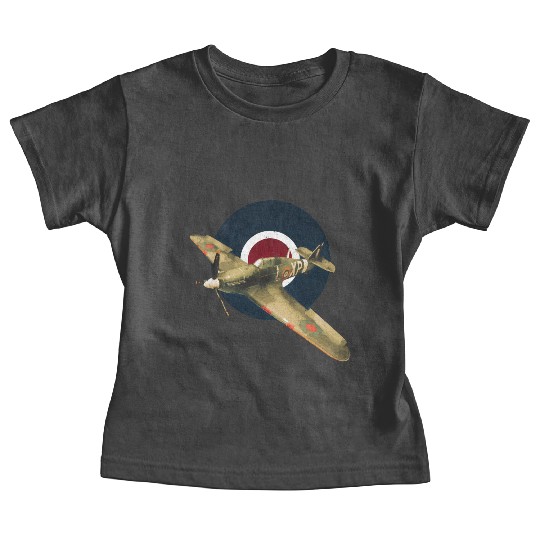 Hawker Hurricane RAF WW2 Fighter Plane Baby Tees