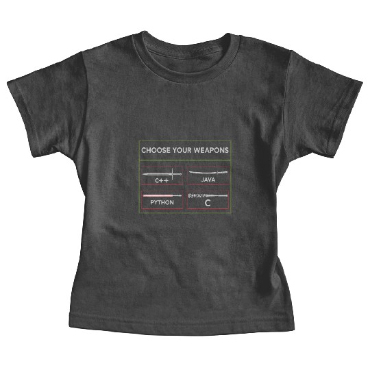 Funny Computer Programmer Programming Languages Baby Tees