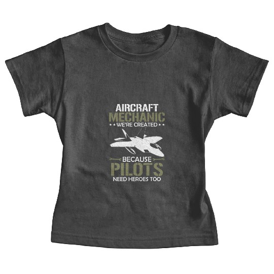 Aircraft Mechanic Baby Tees