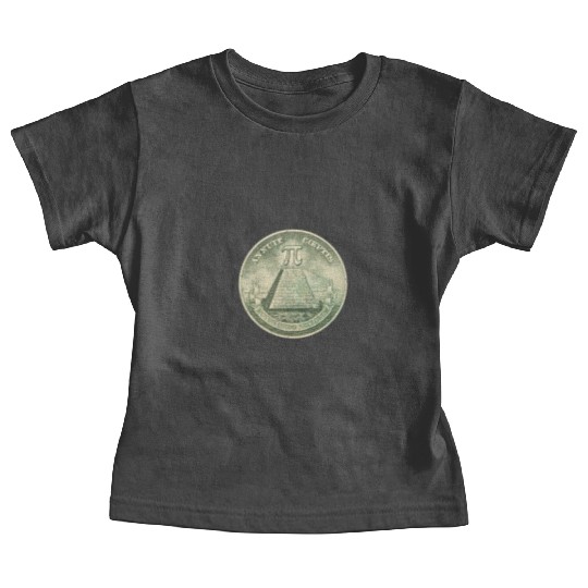 Illuminati Pi Great Seal 3.14 Pi Day Baby Tees