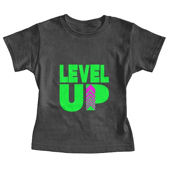 Level Up Neon Green Baby Tees