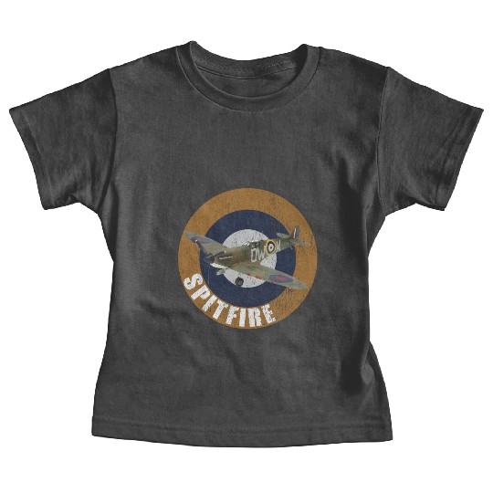 Famous WW2 Planes Supermarine Spitfire Baby Tees