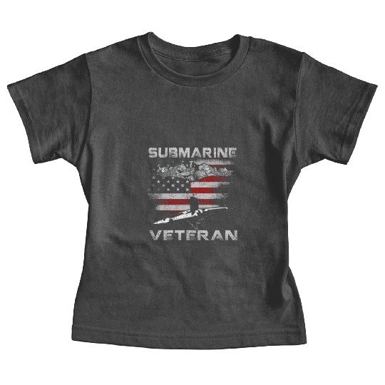 Vintage US Navy Submarine Service Veteran Baby Tees