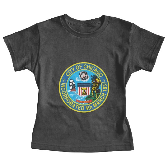 Seal of Chicago, Illinois Baby Tees