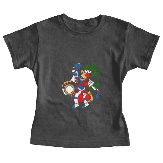 Aztec Symbol Aztec God of War Huitzilopochtli Baby Tees