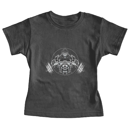 Fitness Gorilla, Gorilla, Beast, Primal, Fitness Baby Tees
