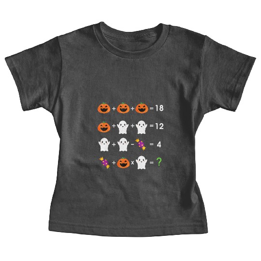 Order of Operations Halloween Quiz Math Teacher Baby Tees