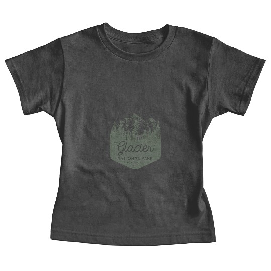 Glacier National Park Hiking Montana Baby Tees