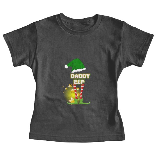 Daddy Elf Daddy Elf Daddy Elf Baby Tees
