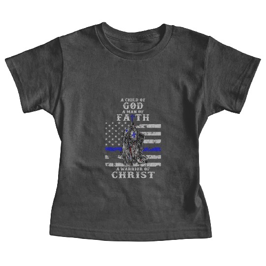 Police Officer Knight Templar A Child Of God A Man Baby Tees