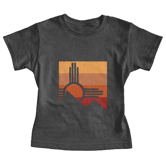 Zia Sun New Mexico Zia Mountains Baby Tees