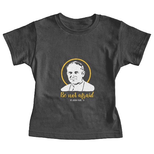 Saint John Paul II JP2 Catholic Pope Religion Baby Tees