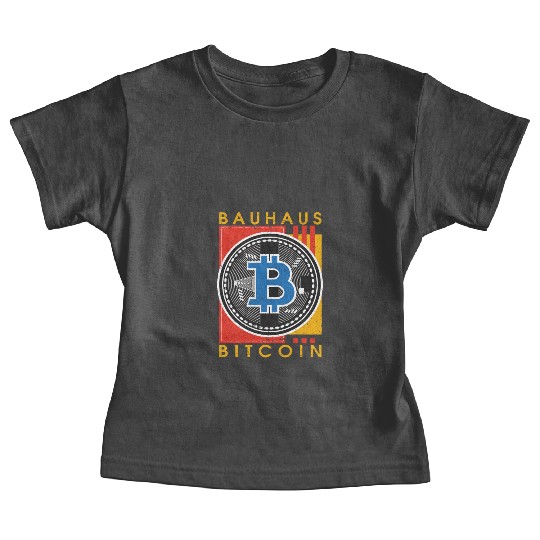 Bauhaus Art meets Bitcoin Crypto Blockchain Men Baby Tees