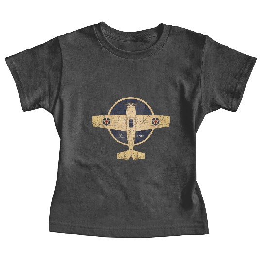 F4F Wildcat WW2 Aircraft USAF Baby Tees