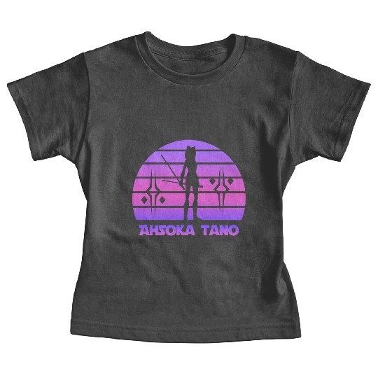 Ahsoka tano - Synthwave Baby Tees